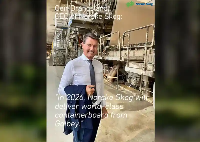 Geir Drangsland, CEO of Norske Skog